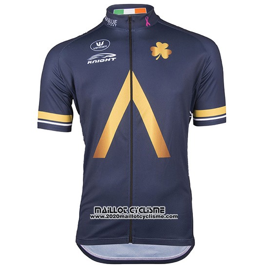 2017 Maillot Ciclismo Aqua Bleu Manches Courtes et Cuissard